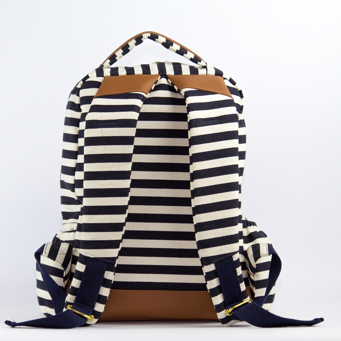 Pitanga-Helena-Mochila-Maternidade-Divisórias-Listras-Marinheiro-Costas